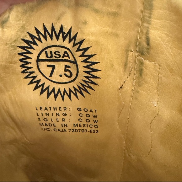 Bodacious Boot co leather cowboy boots size 7.5 - Picture 7 of 12